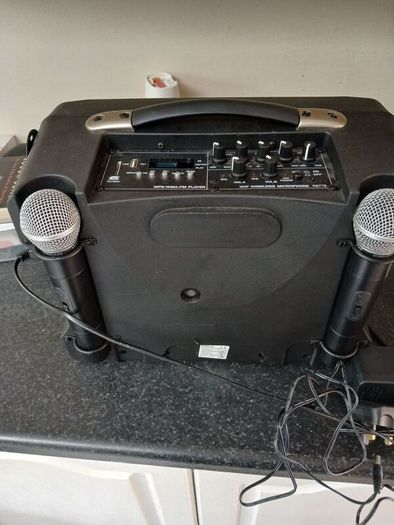 Street amp, house party amp,including 2 microphones