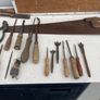 Antique 1950s Carpenters Toolbox & Full Tool Set Image 4