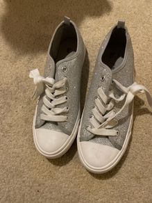 Silver sneakers size 38/5 - new