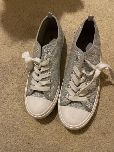 Silver sneakers size 38/5 - new