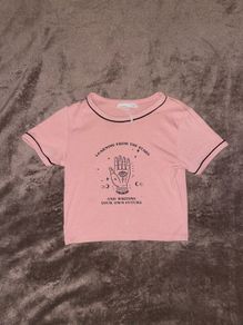 Pull and beat tshirt - pink size M