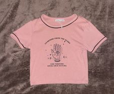 Pull and beat tshirt - pink size M
