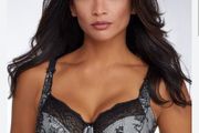 Fantasie Isabella - Underwired Side Support Bra 30F and Briefs XS - Shadow - BNWT RRP 84