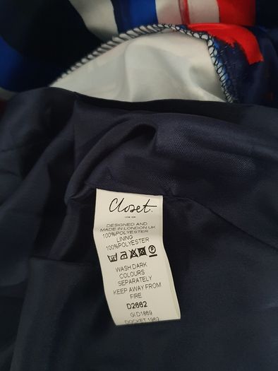 BNWT Navy Red White Closet Dress 12
