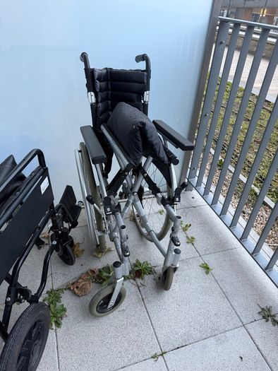 Two wheelchairs