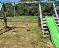 Swing and slide set