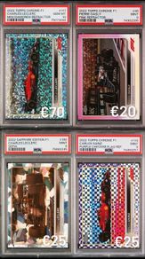 F1 Topps PSA Graded Authentic Trading Cards [READ DESCRIPTION]