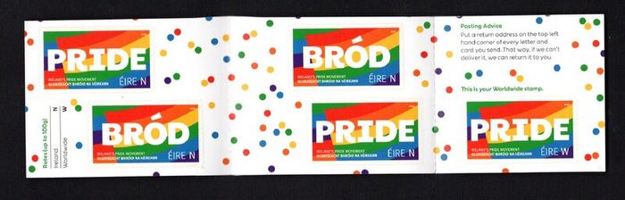 2021 Ireland Irish Pride Movement Commemorative Stamp Booklet Mint Never Hinged (MNH)