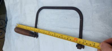 Vintage coping saw,,used condition, see pictures for condition, buyer collects or pays postage thank you sold as is,