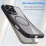 iPhone 15 Pro Max Magnetic Frosted Carbon Fiber Case Cover Image 3