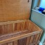 American oak chest with oakleaf carving Image 6