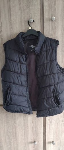 CEDAR WOOD Men's black warm vest like new worn once size L