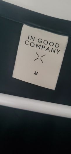 In Good Company bottle green silk contemporary midi Sz M ( Fit 12-14 UK) - Rrp 129 ( New)