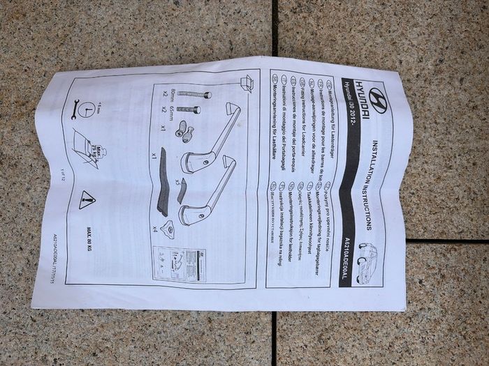 Hyundai i30 roof bars
