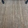 190 by 290 app woven brown rustic jute sisal hand knotted rug Image 6