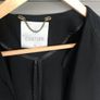 Black Trench with striped belt - NEW Image 3
