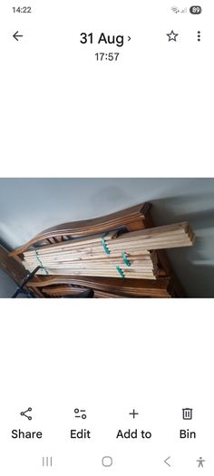 Solid Wooden King Size Sleigh Bed
