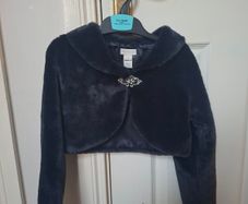 Monsoon Girls Fur Shrug/Bolero age 5-6