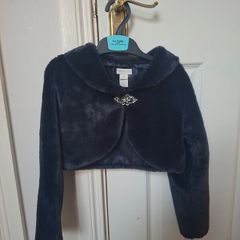 Monsoon Girls Fur Shrug/Bolero age 5-6