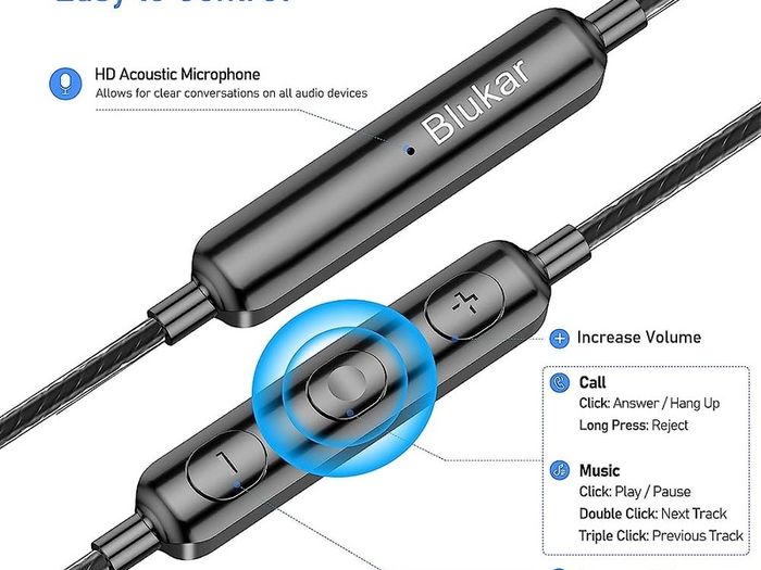 Earphones, In-Ear Headphones Earphones with High Sensitivity Microphone & Volume Control, Noise Isolating, High Definition, Pure Stereo Sound for iPhone, iPod, iPad, MP3 Players, Galaxy, etc