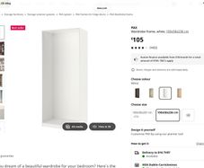 Ikea Pax Wardrobe Frame