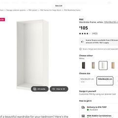 Ikea Pax Wardrobe Frame
