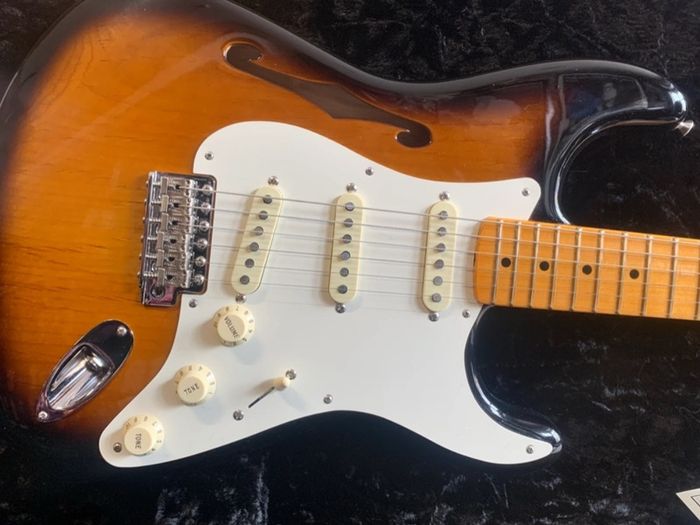 Fender Eric Johnson Thinline Stratocaster & Original case.