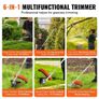 52CC 6-in-1 Multi-Functional Trimming Tools, Gas Hedge Trimmer, Weed Eater, String Trimmer, Brush Cutter, Edger, Image 6