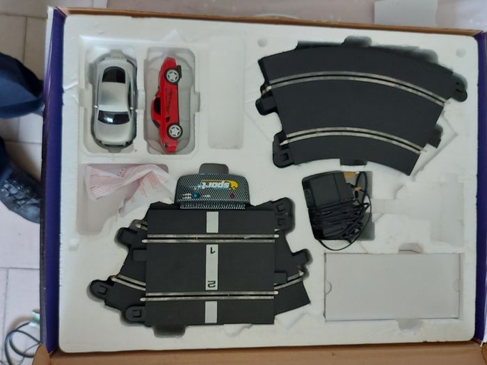 Scalextric Road Rivals X1, Porsch & Audi Cars and Track in as new condition, see pictures