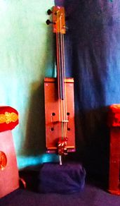 unique rustic cello