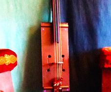 unique rustic cello