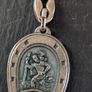 Lucky horseshoe to Saint Christopher medallion Image 2