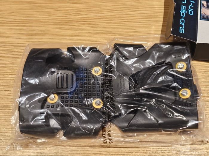 Non slip shoe grips slip-ons Anti ice w LED lights