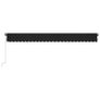 HI Privacy Screen 3x1.6 m Black Polyester Image 4