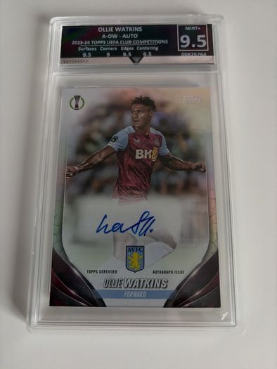 Signed And graded ollie watkins card