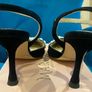 Marian black suede shoes with pearls Image 3