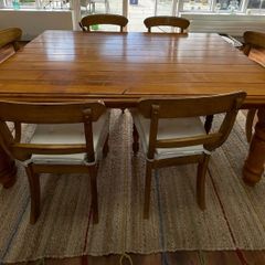 Dining table and chairs