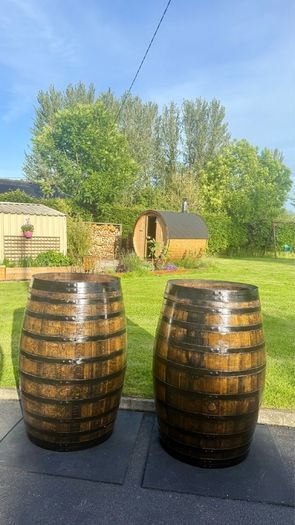 Ice Bath / Cold Plunge Whiskey Barrel