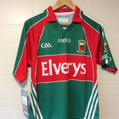 Mayo Jersey. Official Oneills Mayo GAA County Jersey .Boys Girls Age 10/11 Years. Probably Also Fit Ladies. Brand New With Tags.