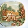 Two  Vintage Legends England 3D Chalkware On the Riverbank   Plaques Wall Art Image 4