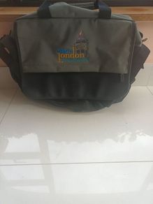 Black Travel Shoulder Bag.