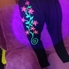 uv hand painted trousers
