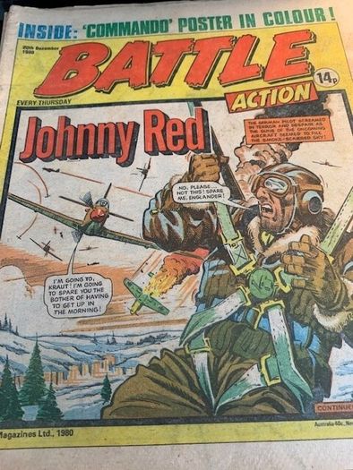 Battle Action 6th, 13th and 20th Dec 1980 IPC Comics