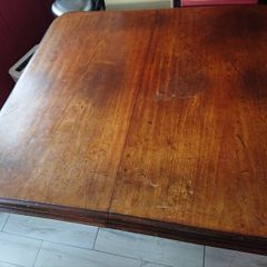 solid mahogany table
