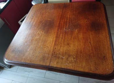 solid mahogany table