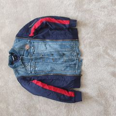 Desigual denim and puffer jacket - size M