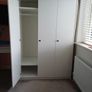 3 door wardrobe with hanging space and shelves. Ikea Kleppstad Image 2