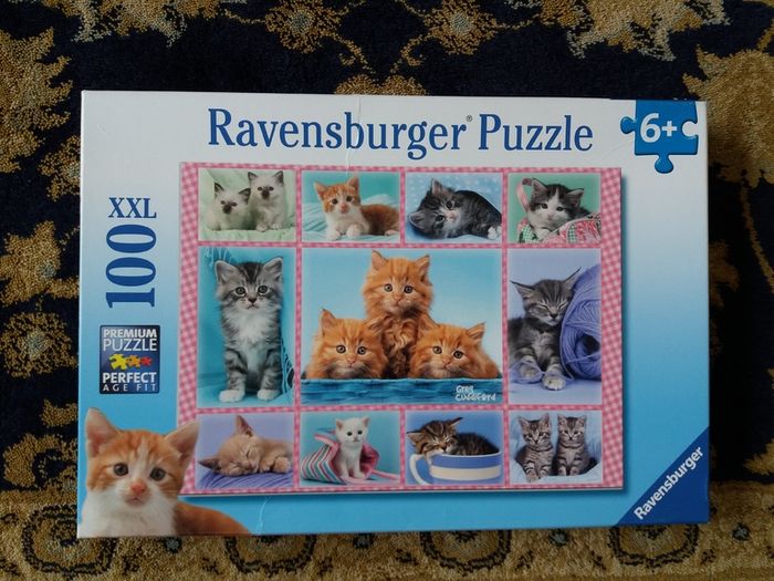 Kids Puzzle kittens ravensburger 100pc