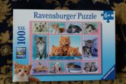 Kids Puzzle kittens ravensburger 100pc