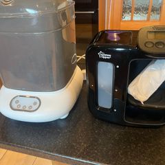 Tommee Tippee Prep Machine and 9 bottle steriliser